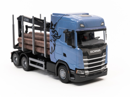hracka scania s next gen modry lesovoz prives